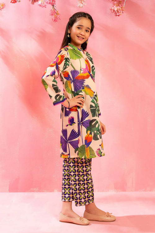 Best Swiss Lawn Digital Printed 2 Pc Suit - Wear Ochre -
