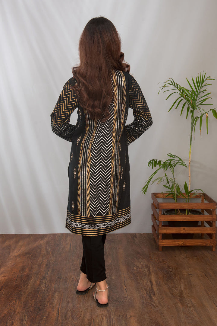 Cotton Printed 2 Pc Suit - Wear Ochre