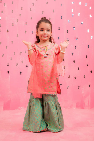 Cotton Silk Printed 3 Pc Suit