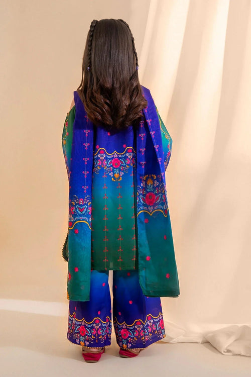 Best Poly Lawn Digital Printed 3 Pc Suit - Wear Ochre -
