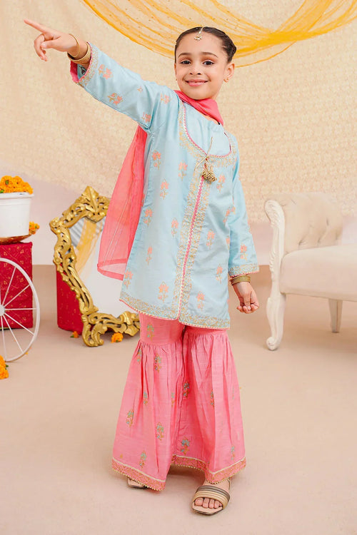 Best Cotton Silk Block Printed 3 Pc Suit - Wear Ochre -