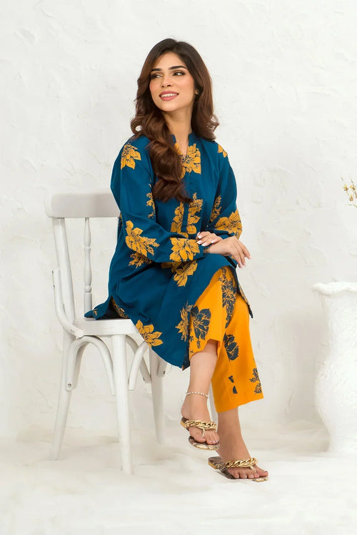 Best Cotton Printed 2 Pc Suit - Wear Ochre -