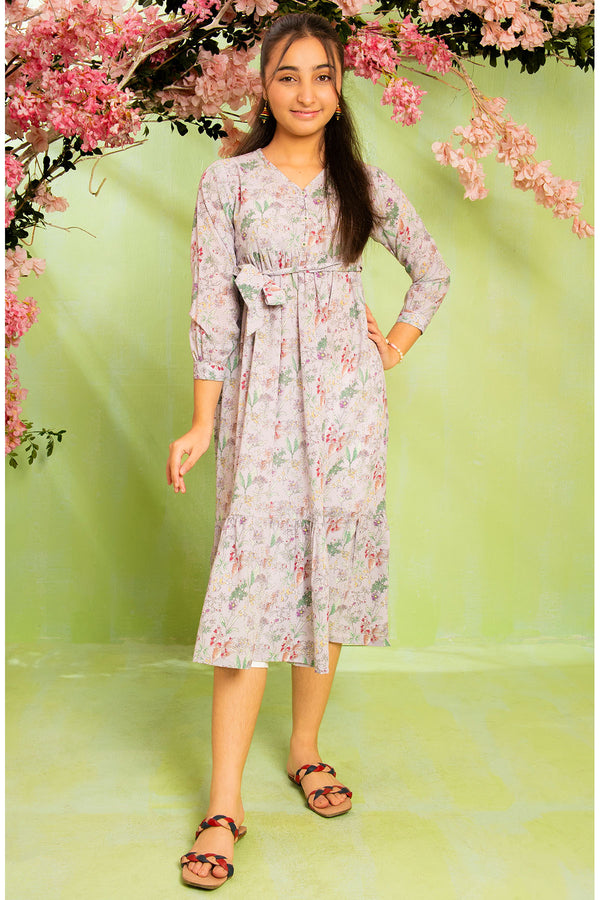 Printed Georgette Dress