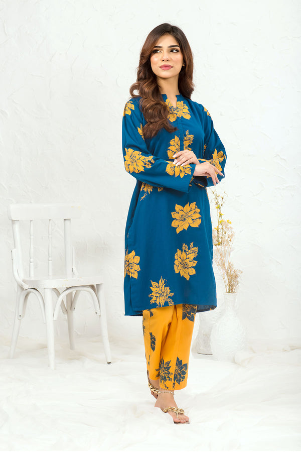 Cotton Printed 2 Pc Suit