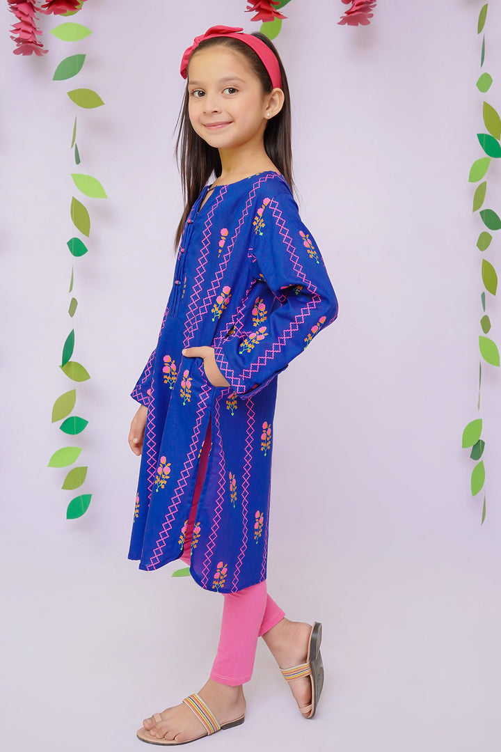 Cotton Printed Kurta - Wear Ochre