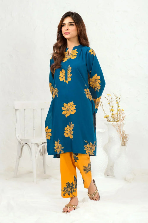 Best Cotton Printed 2 Pc Suit - Wear Ochre -