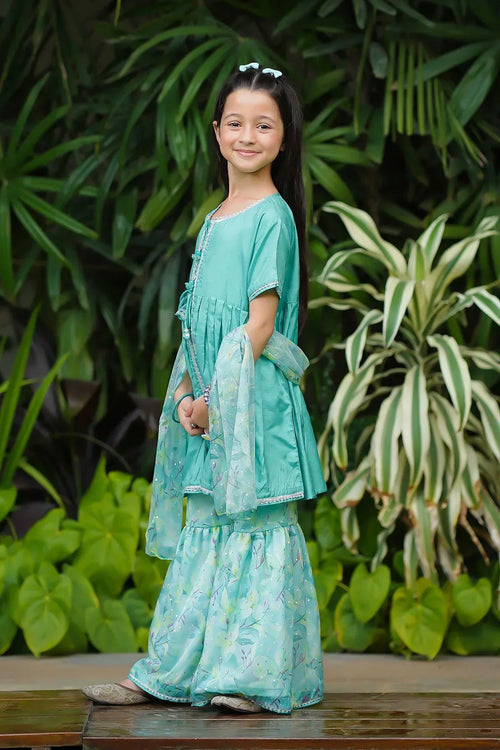 Best Cotton Silk Embellished 3 Pc Suit - Wear Ochre -