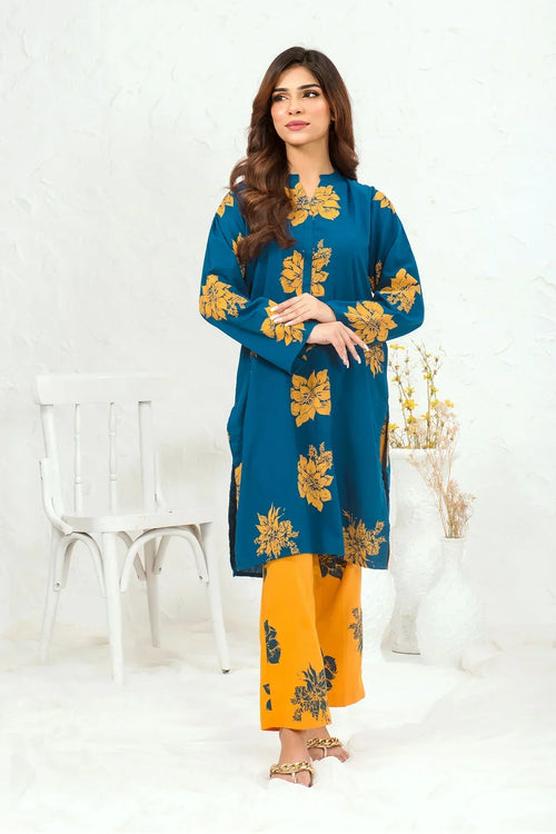 Best Cotton Printed 2 Pc Suit - Wear Ochre -