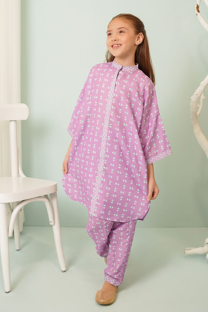 Swiss Lawn Printed 2 Pc Suit - Wear Ochre
