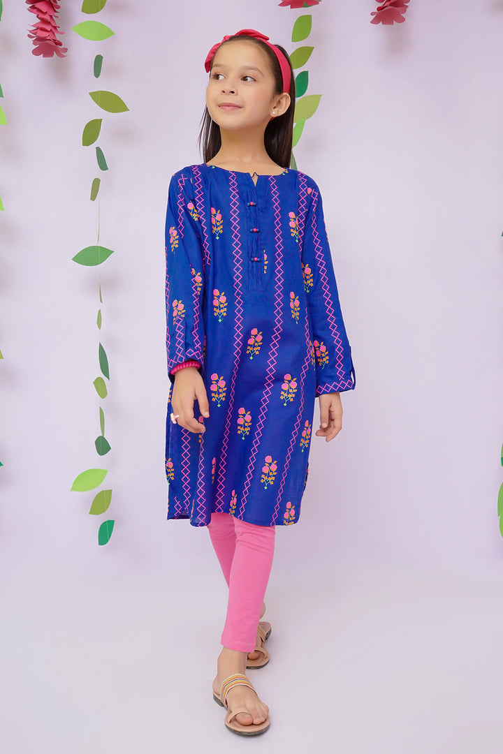 Cotton Printed Kurta - Wear Ochre