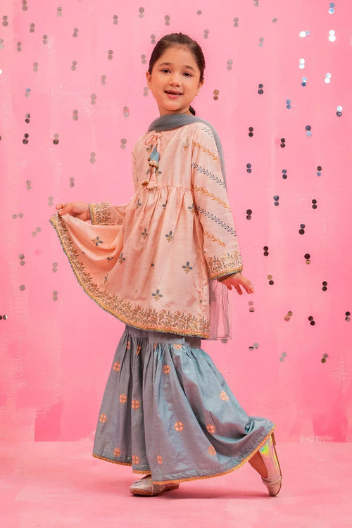 Best Cotton Silk Printed 3 Pc Suit - Wear Ochre -