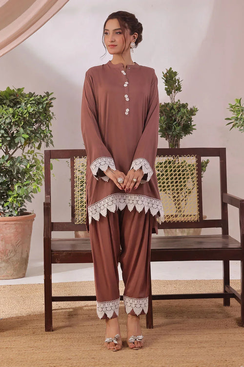 Best Rod Silk Women's 2 Pc Suit - Wear Ochre -