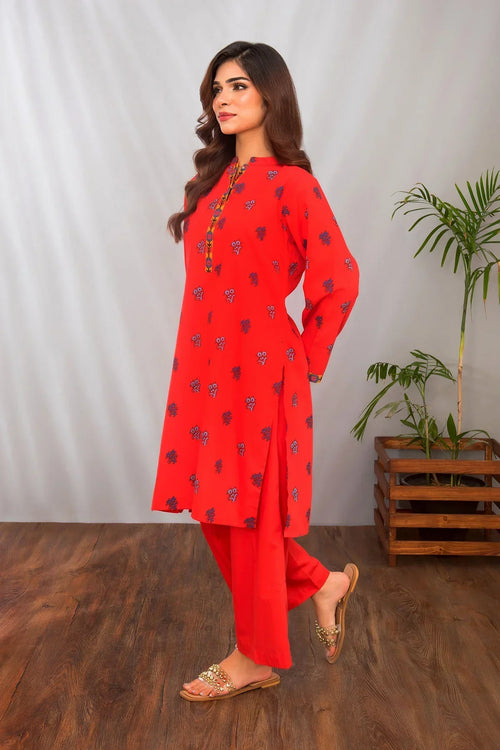 Best Cotton Printed 2 Pc Suit - Wear Ochre -