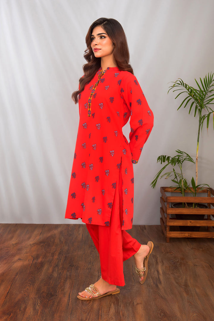 Cotton Printed 2 Pc Suit - Wear Ochre