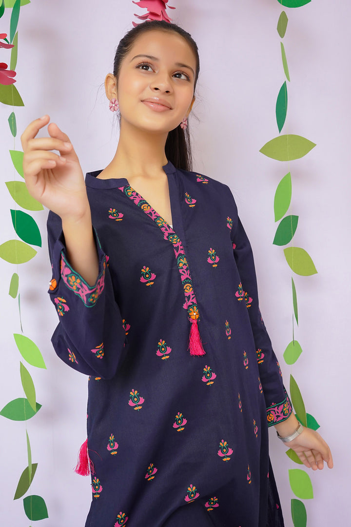 Cotton Printed Kurta - Wear Ochre