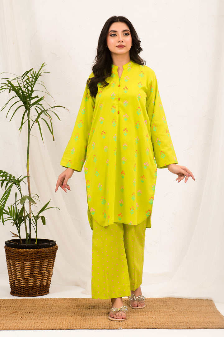 Cotton Printed 2 Pc Suit - Wear Ochre