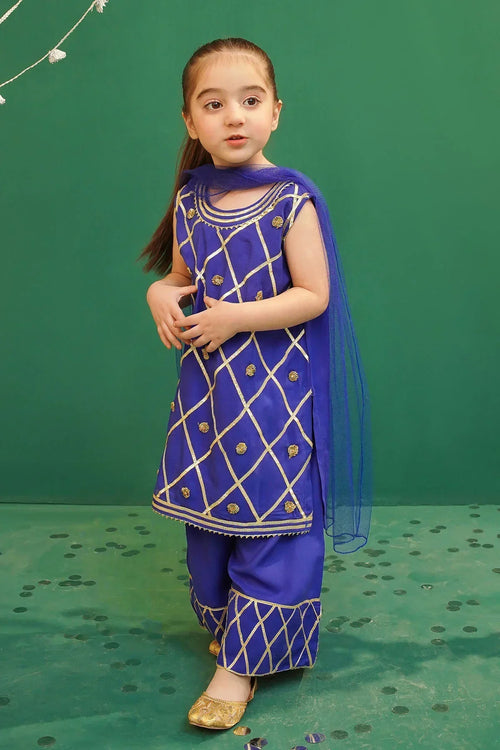 Best Rod Silk Embellished 3 Pc Suit - Wear Ochre -
