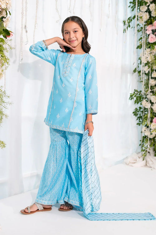 Best Herringbone Digital Printed 3 Pc Suit - Wear Ochre -