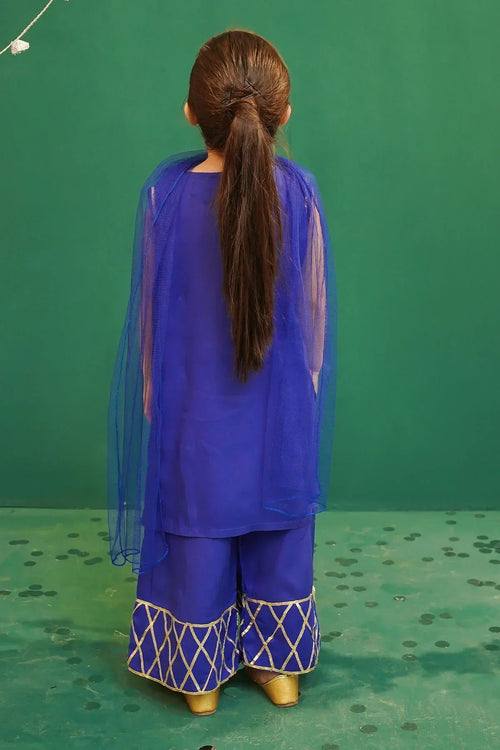 Best Rod Silk Embellished 3 Pc Suit - Wear Ochre -