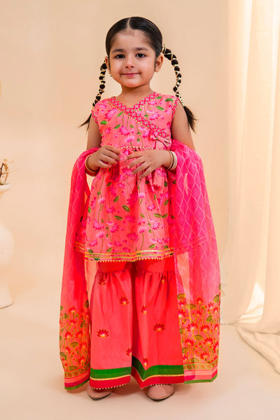 Poly Lawn Digital Printed 3 Pc Suit