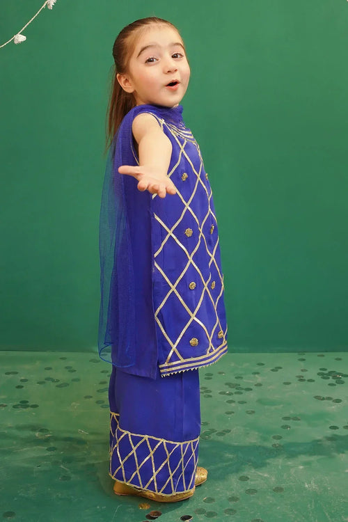 Best Rod Silk Embellished 3 Pc Suit - Wear Ochre -