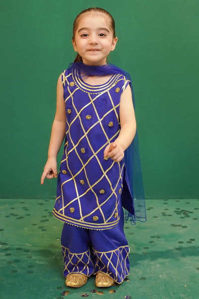 Rod Silk Embellished 3 Pc Suit