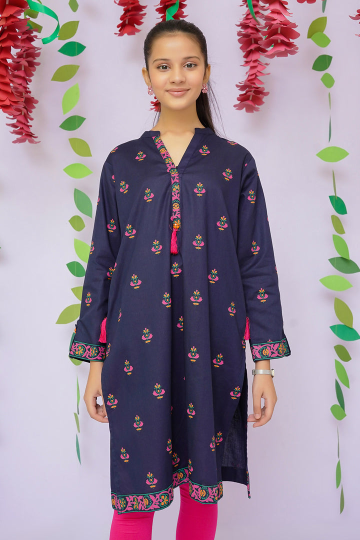 Cotton Printed Kurta - Wear Ochre