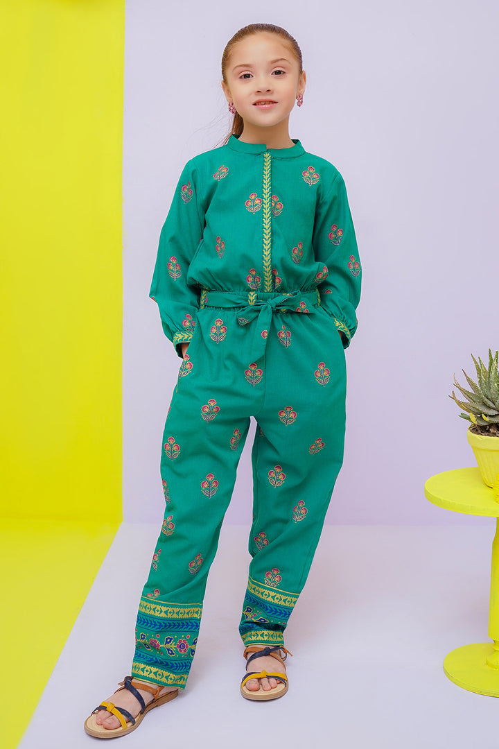 Cotton Printed Jumpsuit - Wear Ochre