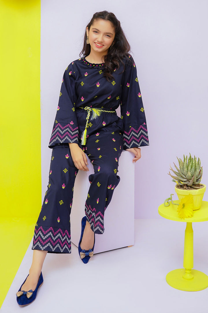 Cotton Printed Jumpsuit - Wear Ochre