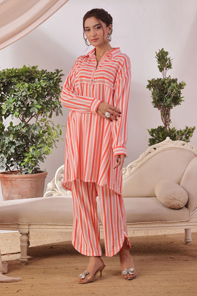 Printed Cotton Women's 2 Pc Suit