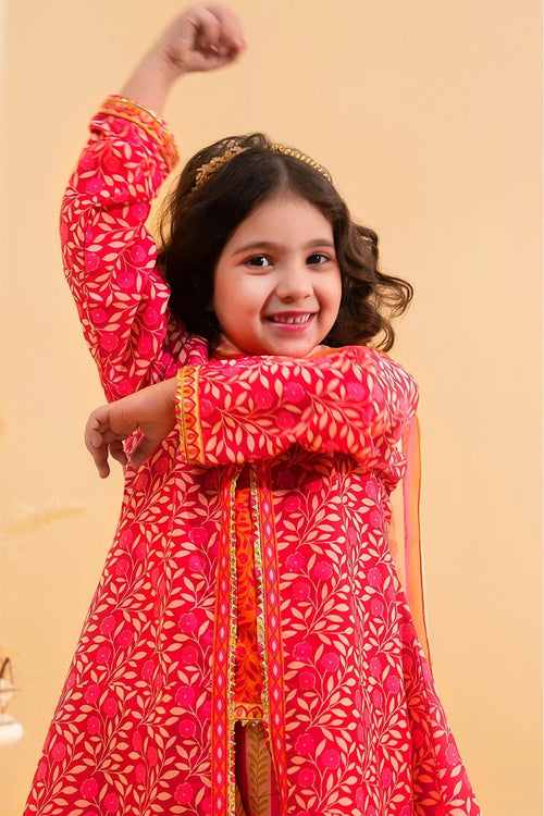 Best Poly Lawn Digital Printed 3 Pc Suit - Wear Ochre -