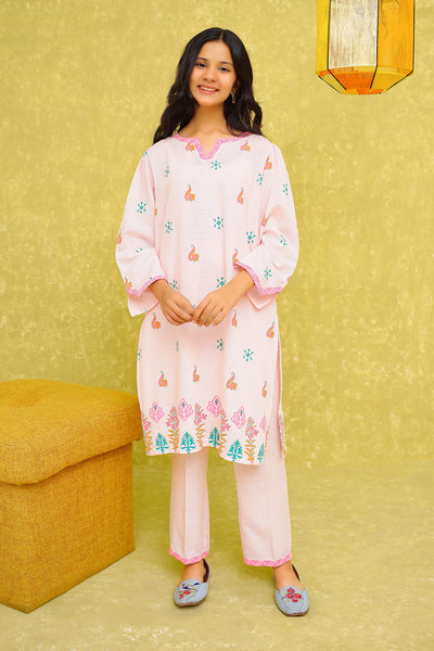 Cotton Chambray Printed Co-Ords
