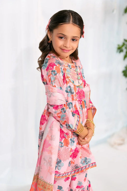 Best Herringbone Digital Printed 3 Pc Suit - Wear Ochre -