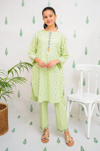 Cotton Chambray Printed Co-Ords