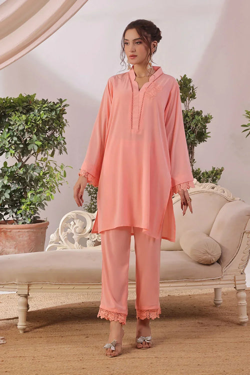Best Silk Women's 2 Pc Suit - Wear Ochre -