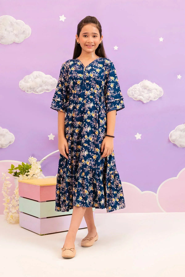 Best Boski Linen Printed Dress - Wear Ochre -