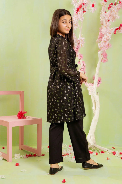 Best Printed Zari Chiffon 2 Pc Suit - Wear Ochre -