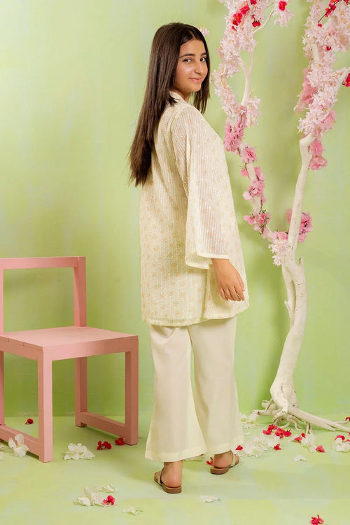 Best Self Printed Chiffon 2 Pc Suit - Wear Ochre -