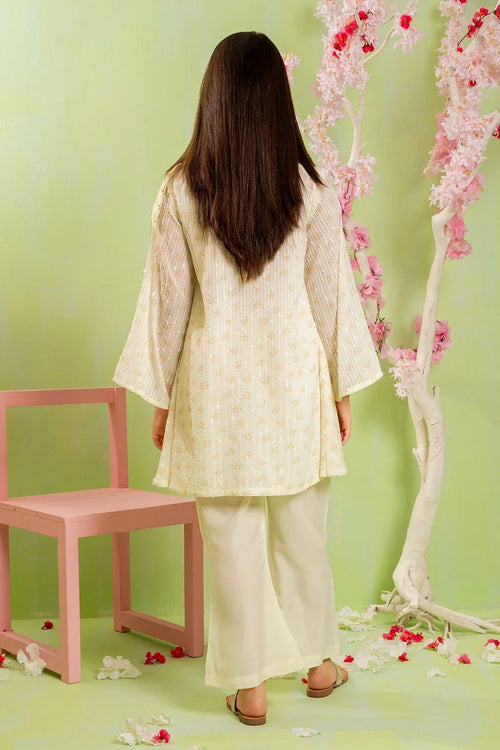 Best Self Printed Chiffon 2 Pc Suit - Wear Ochre -
