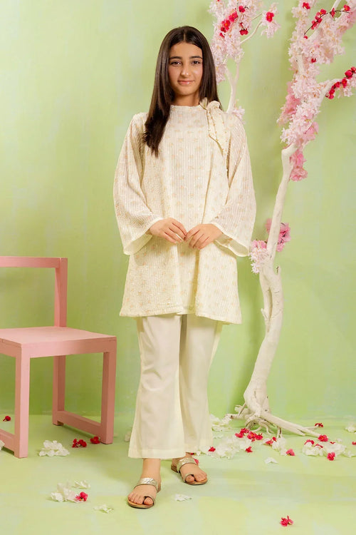 Best Self Printed Chiffon 2 Pc Suit - Wear Ochre -