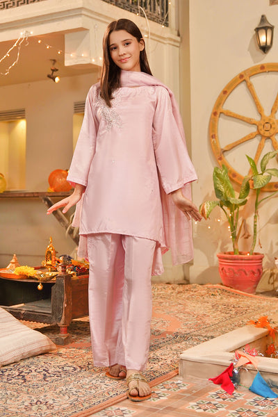Cotton Silk Hand Adda Work 3 Pc Suit