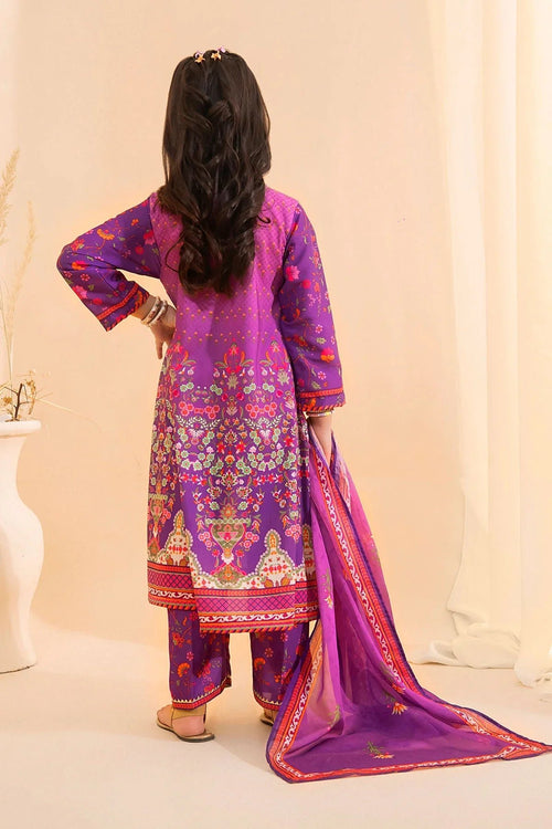 Best Poly Lawn Digital Printed 3 Pc Suit - Wear Ochre -
