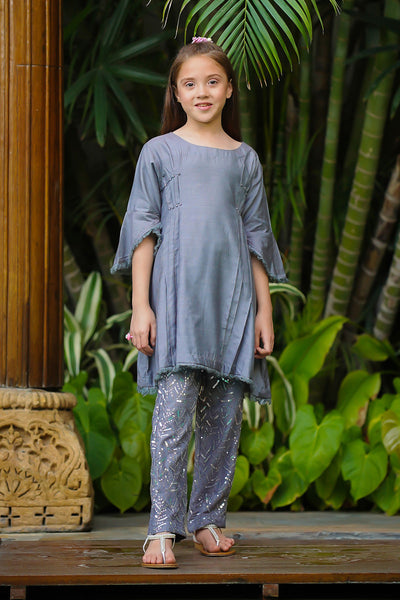 Cotton Silk Embellished 2 Pc Suit