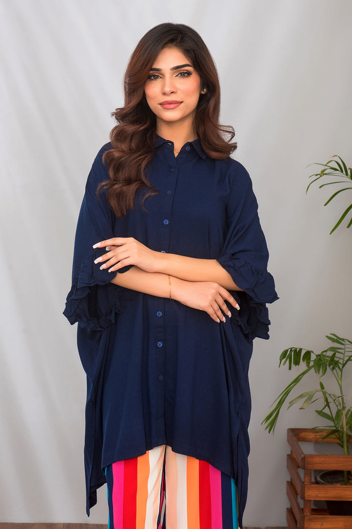 Broshia Linen 2 Pc Suit - Wear Ochre