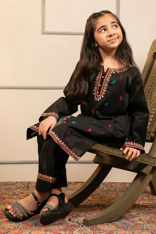 Best Cotton Embroidered 2 Pc Suit - Wear Ochre -