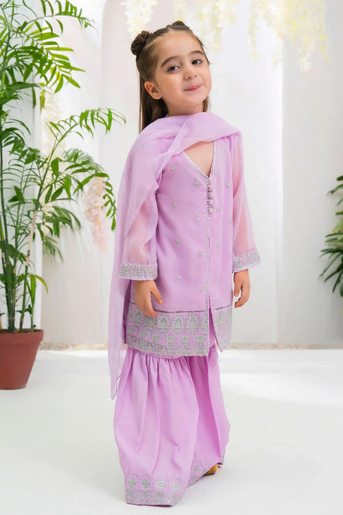 Best Chiffon Embroidered 3 Pc Suit - Wear Ochre -