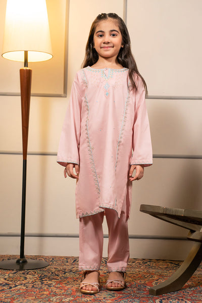 Cotton Embroidered 2 Pc Suit
