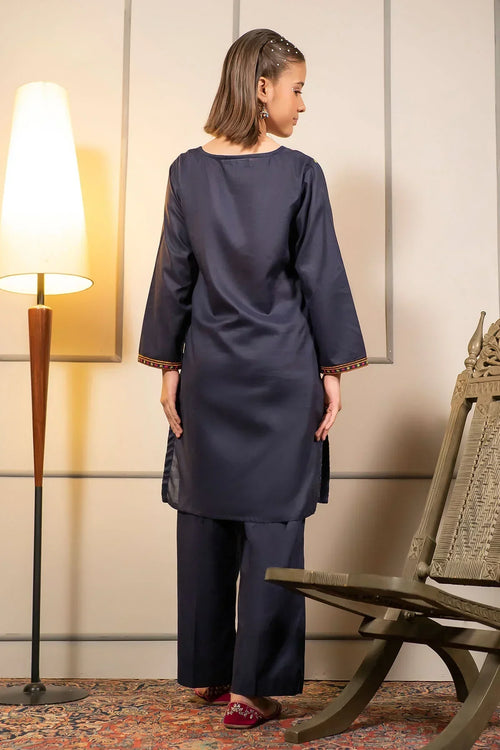 Best Cotton Embroidered 2 Pc Suit - Wear Ochre -