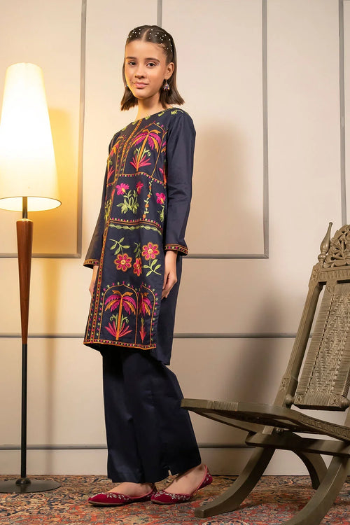 Best Cotton Embroidered 2 Pc Suit - Wear Ochre -
