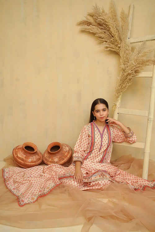Best Swiss Lawn Digital Printed 3 Pc Suit - Wear Ochre -